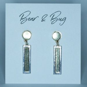 Bear & Bug Metal Earrings